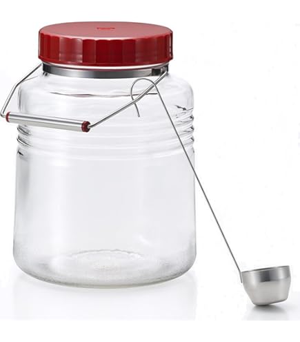 レトロガラス保存瓶 Amazon｜ガラス 瓶 蓋 レトロ ガラスジャー 保存 容器 かわいい